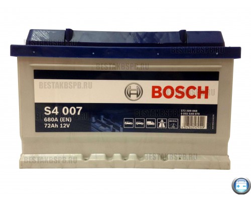Аккумулятор автомобильный Bosch S4 007 572 409 068