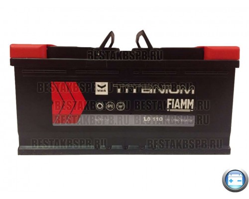 Аккумулятор автомобильный FIAMM BLACK TITANIUM L6 110 (110 а/ч)