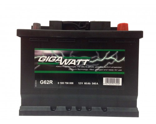 Аккумулятор Gigawatt G62R