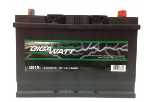 Аккумулятор Gigawatt G91JR (110D26L)