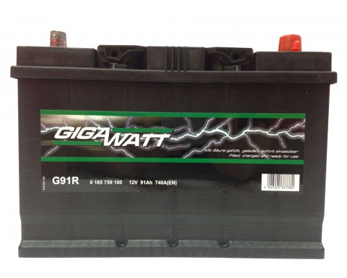 Аккумулятор Gigawatt G91JR (110D26L)