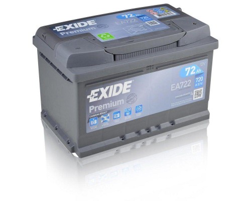 Аккумулятор автомобильный Exide Premium EA722