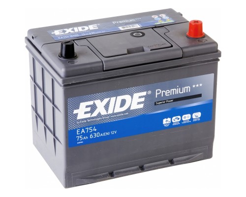 Аккумулятор автомобильный Exide Premium EA754