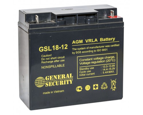Аккумулятор для ИБП General Security 18-12