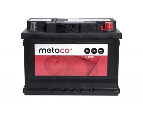 Аккумулятор автомобильный Metaco AGM 60 ah R