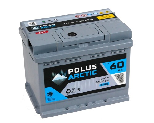 Аккумулятор автомобильный POLUS ARCTIC 60L