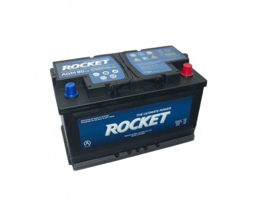 Автомобильный аккумулятор ROCKET AGM 80R