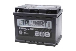 Аккумулятор автомобильный STALWART PREMIUM 60L