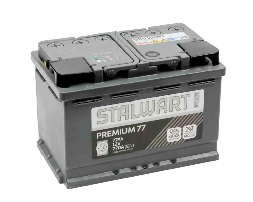 Аккумулятор автомобильный STALWART PREMIUM 77L