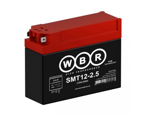 Аккумулятор мото WBR SMT12-2,5 YTX4B-BS AGM