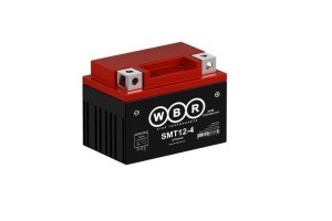Аккумулятор мото WBR SMT12-4 YB4L-B, YT4L-BS, YTX4L-BS AGM