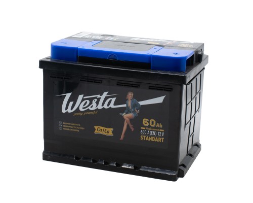 Аккумулятор автомобильный WESTA BLACK EFB 63R