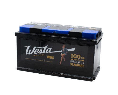 Аккумулятор автомобильный WESTA BLACK EFB 100R