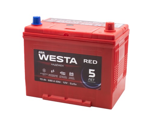 Аккумулятор WESTA RED Asia D26 75L