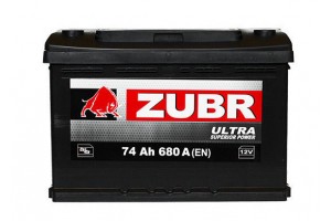 Аккумулятор ZUBR ULTRA OE 74.0